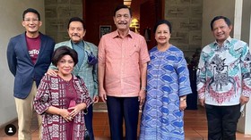 Sandiaga & Tito Karnavian Temui Luhut di Hari Natal, Ada Hendropriyono