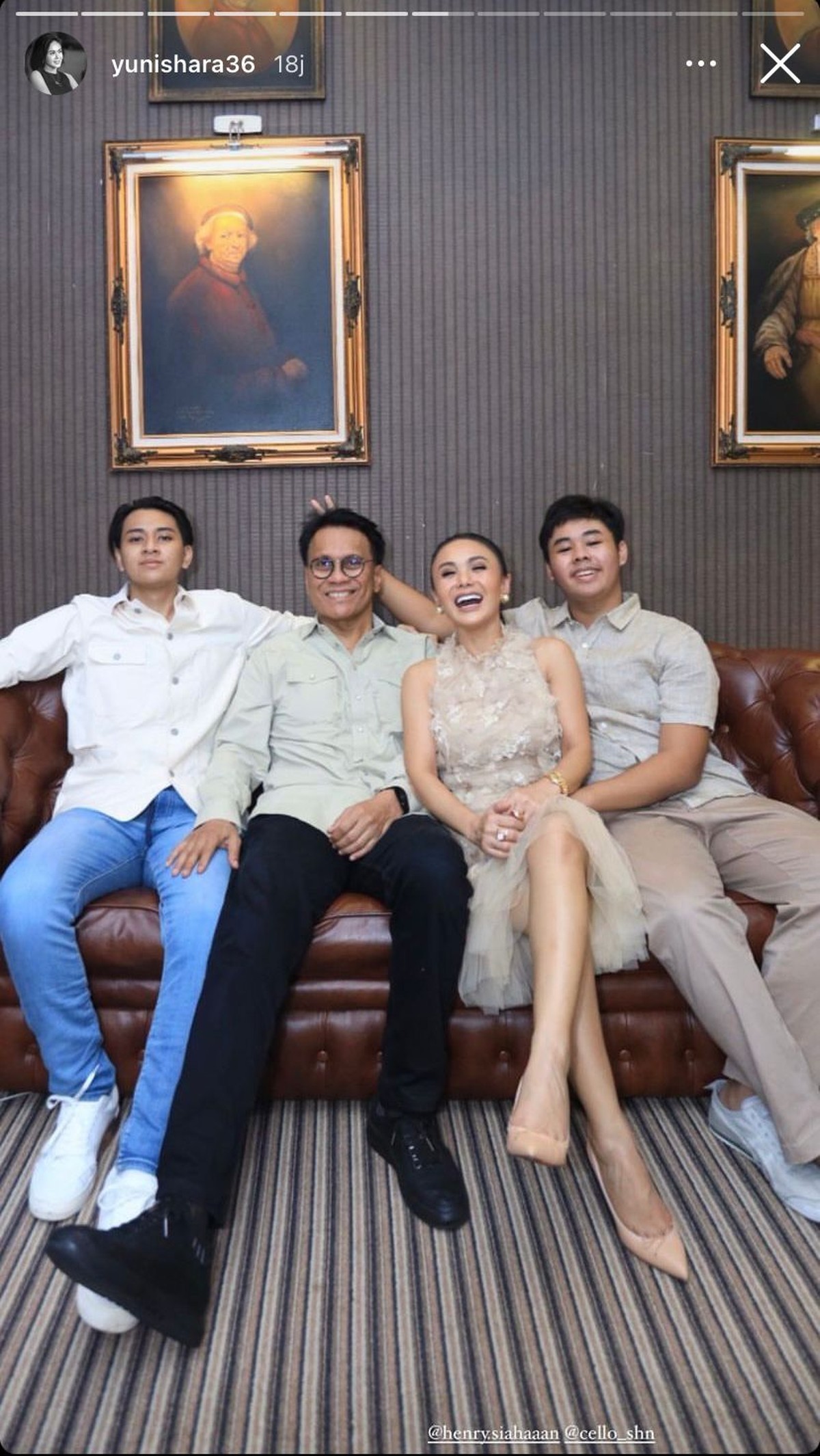 7 Potret Yuni Shara Rayakan Natal Bareng Mantan Suami Tuai Pujian