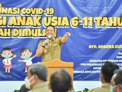 Tinjau Vaksinasi Anak, Bupati Kebumen Targetkan 121.000 Dosis