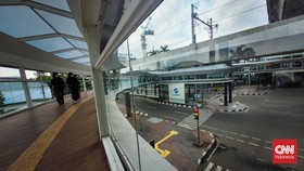 FOTO: Menjajal Halte Integrasi CSW, Simpul Transportasi Baru di DKI