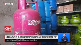 VIDEO: Harga Gas Elpiji Non Subsidi Naik Sejak 25 Desember 2021