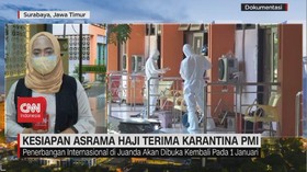 VIDEO: Kesiapan Asrama Haji Sukolilo Surabaya untuk Karantina PPLN