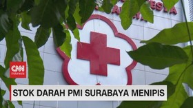 VIDEO: Stok Darah PMI Surabaya Menipis
