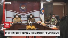 VIDEO: Pemerintah Tetapkan PPKM Mikro di 5 Provinsi