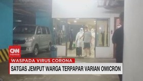 VIDEO: Satgas Jemput Warga Terpapar Varian Omicron Bergejala Ringan