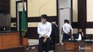 Persidangan kasus mendiang Laura Anna tetap dilanjutkan dan Gaga Muhammad pun tampak hadir&period; Yuk intip penampakan Gaga Muhammad&excl;