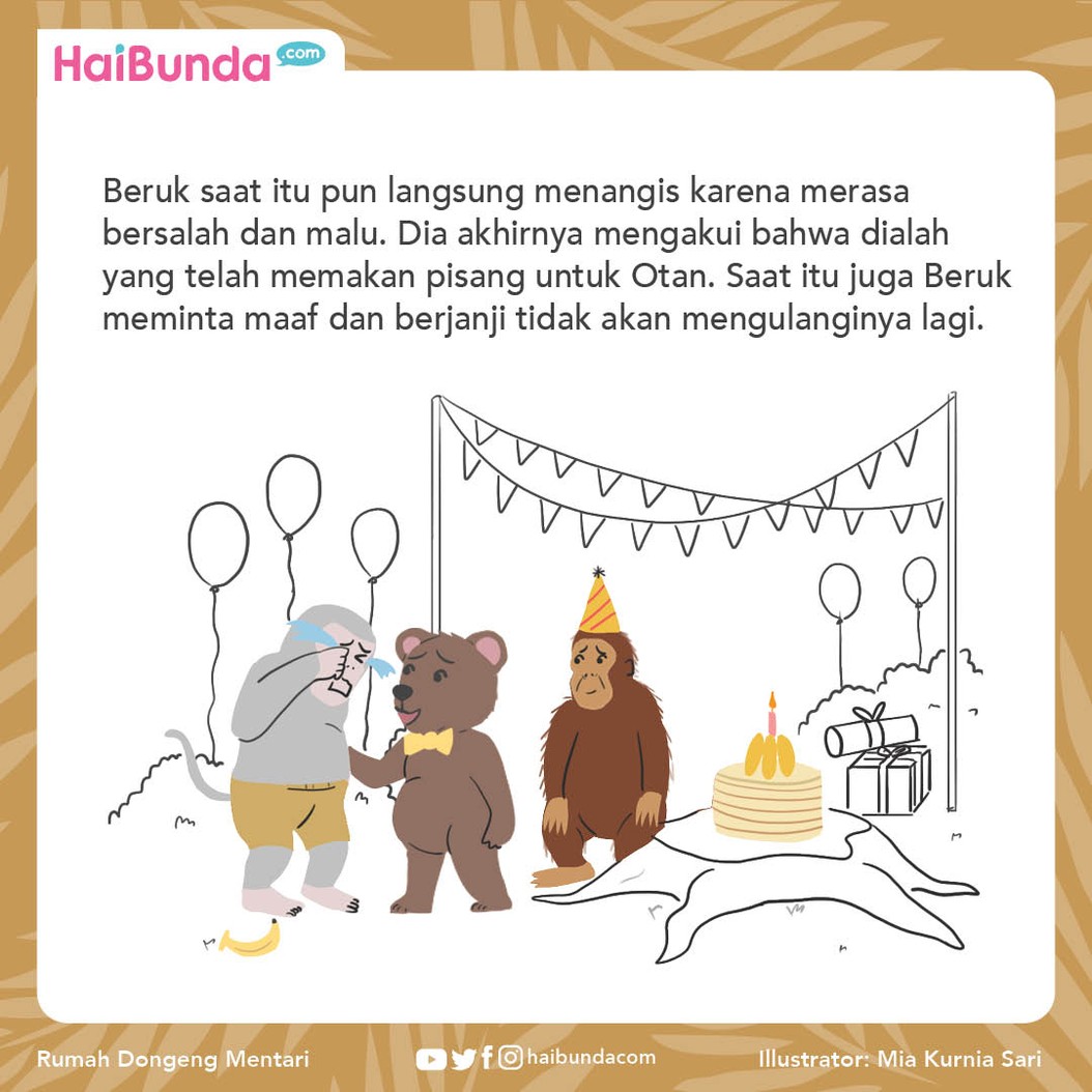 Cerita Nusantara Otan Ulang Tahun