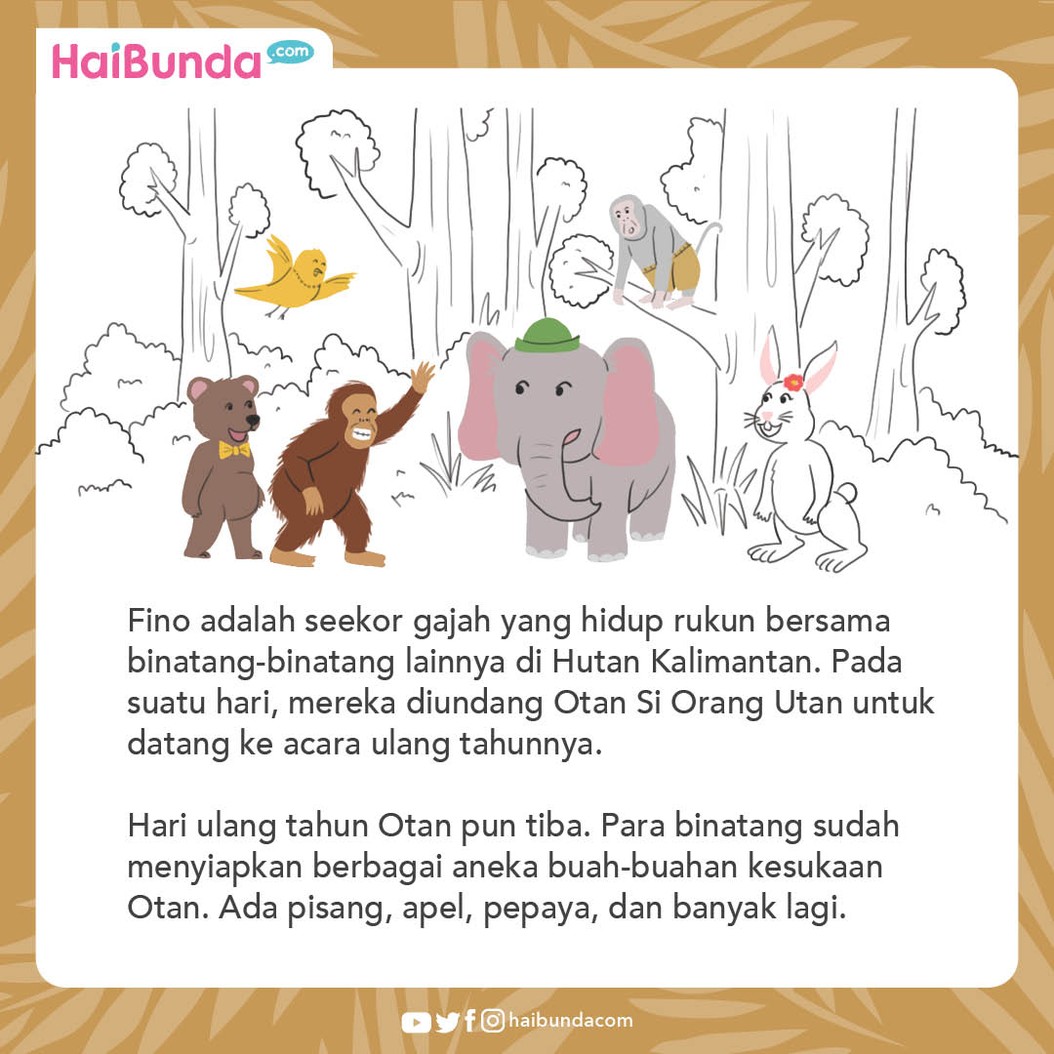 Cerita Nusantara Otan Ulang Tahun