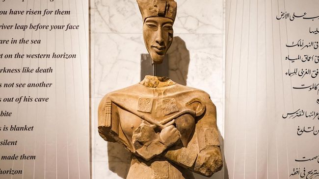 Mesir Pamer Hasil Digital Mumi Firaun Mesir memamerkan hasil digital mumi Firaun Amenhotep I untuk pertama kalinya sejak ditemukan pada 1881.