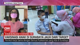VIDEO: Vaksinasi Anak di Surabaya Jauh Dari Target