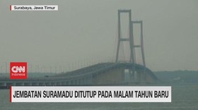 VIDEO: Jembatan Suramadu Ditutup Pada Malam Tahun Baru