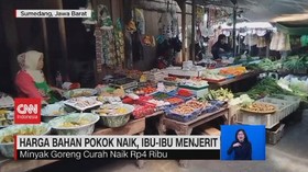 VIDEO: Harga Bahan Pokok Naik, Ibu-Ibu Menjerit