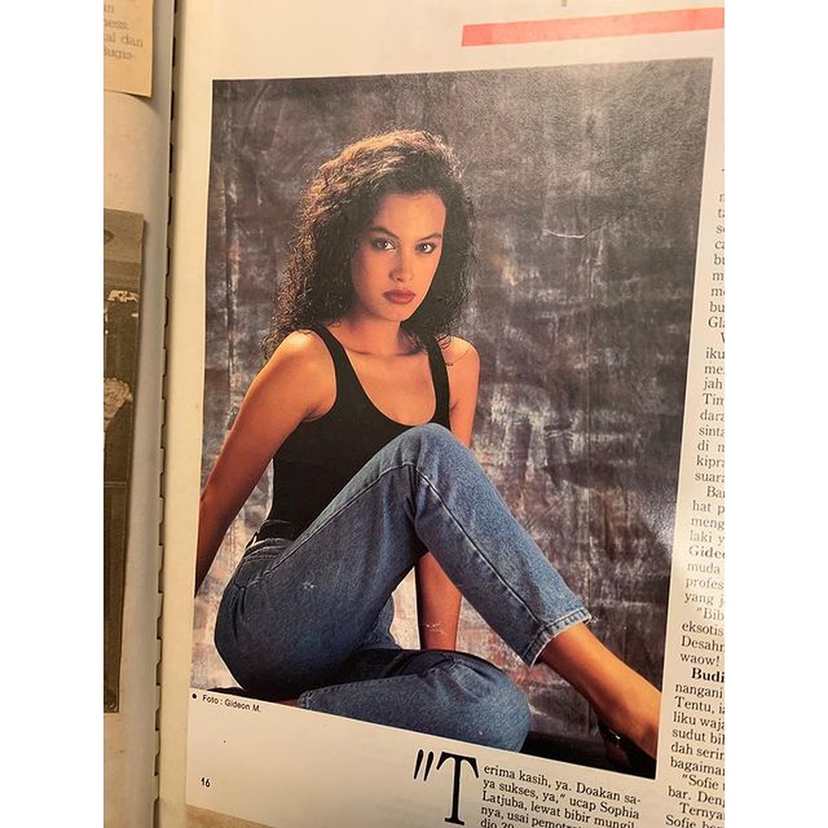 Sophia Latjuba jadi perbincangan publik usai mengunggah foto lawas masa mudanya&period; Yuk intip potretnya&excl;