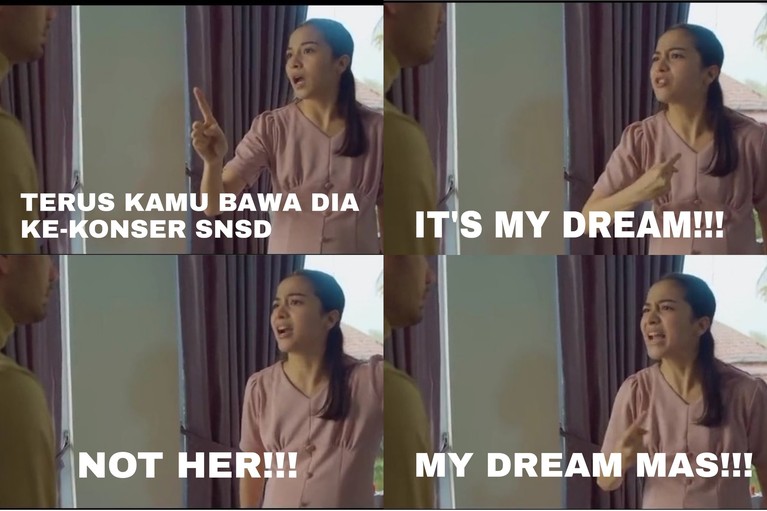 potret meme layangan putus Serial web series 'Layangan Putus' viral dan banyak meme kocak menirukan salah satu adegannya. Yuk intip!