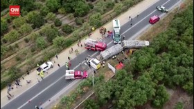 VIDEO: Tabrakan Truk dengan Minibus di Chile Tewaskan 9 Orang