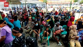 VIDEO: Warga Serbu Vaksinasi Berhadiah 3 Ekor Kambing