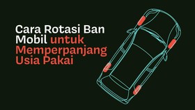 INFOGRAFIS: Cara Rotasi Ban Mobil