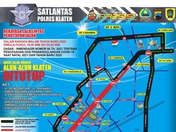 Catat! Jalan ke Alun-alun Klaten Ditutup, Begini Rekayasa Lalinnya
