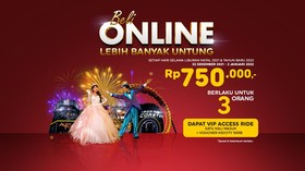 Tahun Baru di Trans Studio Cibubur, Beli Tiket di Website Lebih Untung