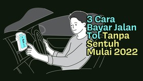 INFOGRAFIS: 3 Cara Bayar Jalan Tol Tanpa Sentuh Mulai 2022