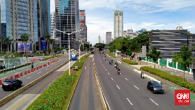 Jalan di Jakarta Lengang Usai Tahun Baru