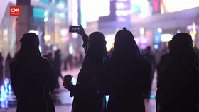 VIDEO: Momen Langka Arab Saudi Rayakan Pergantian Tahun Masehi