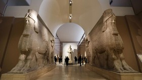 FOTO: Pameran 2 Ribu Artefak Penyimpan Sejarah Irak yang Hilang