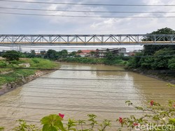 Begini Potret Sungai Lokasi Tersangka Pencabulan Ditemukan Tewas Usai Kabur