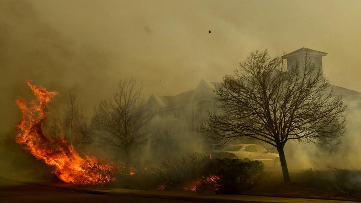 FOTO: Kebakaran Hutan Hanguskan 1.000 Rumah di Colorado AS