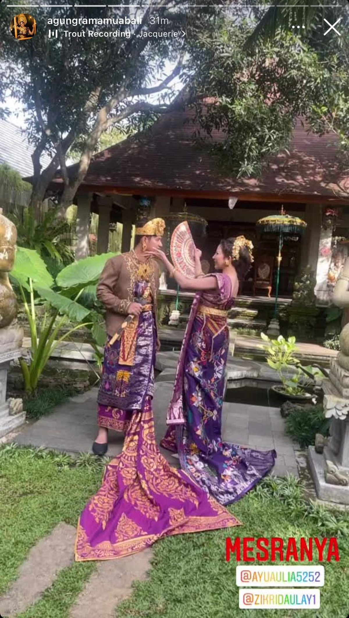 Zikry Daulay dan Ayu Aulia baru-baru ini jadi sorotan usai kepergok bermesraan di sebuah acara di Bali&period; Yuk intip potret mereka&excl;