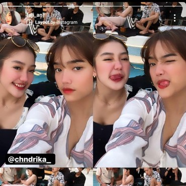 Akur dengan Mantan Thoriq, Fuji Pamer Foto Bareng Chandrika Chika