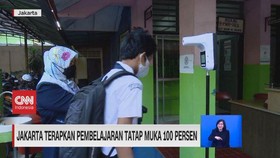 VIDEO: Jakarta Terapkan Pembelajaran Tatap Muka 100 Persen