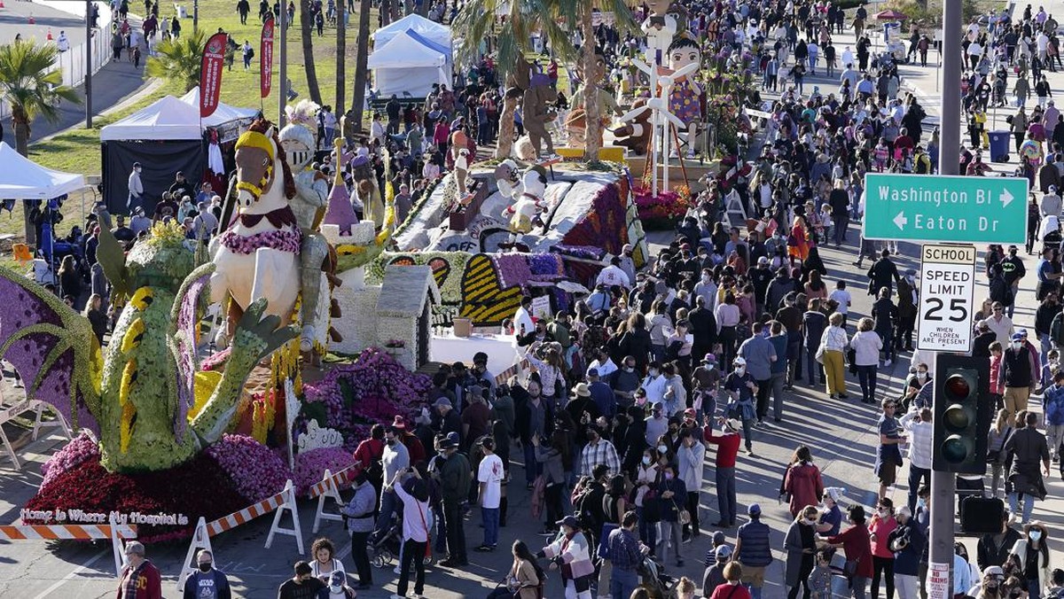 FOTO: Parade Bunga Kembali 'Mekar' di Pasadena
