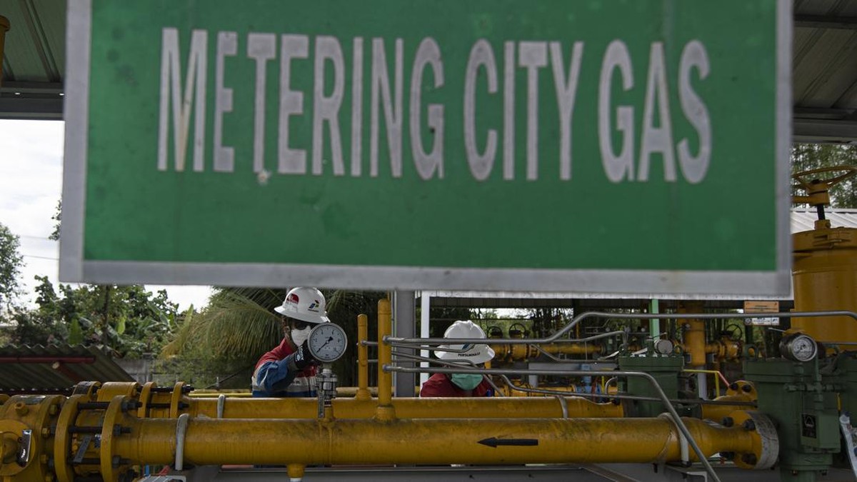 FOTO: Produksi Gas Nasional di SKG X Prabumulih
