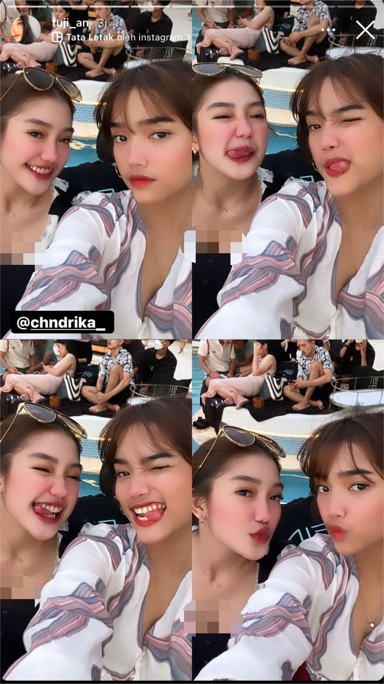 7 Potret Akrab Fuji dan Chika Fuji dan mantan Thariq Halilintar, Chandrika Chika tampak akrab dan asyik berlibur di Bali. Yuk kita intip potret mereka!