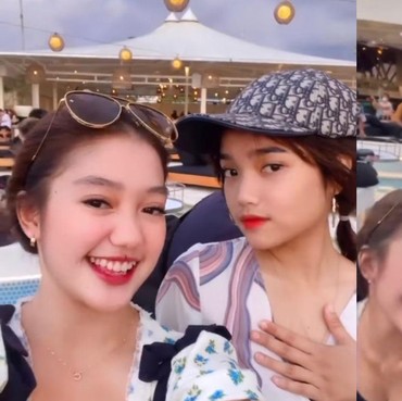 7 Potret Kedekatan Fuji & Chika Mantan Thoriq yang Asyik Berlibur di Bali