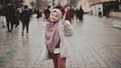 Arsy Hermansyah tampil memakai hijab saat libura di Turkey mencuri perhatian publik&period; Yuk intip potretnya&excl;