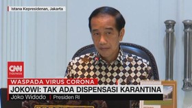 VIDEO: Jokowi: Tak Ada Dispensasi Karantina