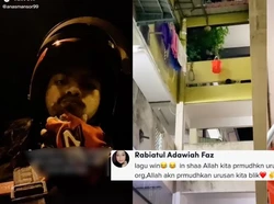 Mager Ambil Makanan, Pembeli Ini Pakai Ember Buat Bawa Makanan