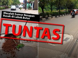 detikcom Do Your Magic: Before-After Perbaikan Sumur Resapan di Pondok Labu