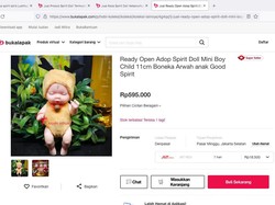 Harga Adopsi Boneka Arwah di Toko Online, Bisa Sampai Jutaan