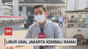 VIDEO: Libur Usai, Jakarta Kembali Ramai
