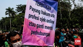Driver Ojol Demo di Jakarta, Tuntut Payung Hukum Status Profesi