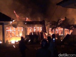 Polisi Terjunkan Tim Inafis Selidiki Kebakaran Kantor Dinsos Kendari