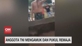 VIDEO: Anggota TNI Mengamuk & Pukul Remaja