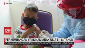 VIDEO: Perkembangan Vaksinasi Anak Usia 6 - 11 Tahun