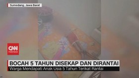 VIDEO: Bocah 5 Tahun Disekap dan Dirantai di Rumahnya