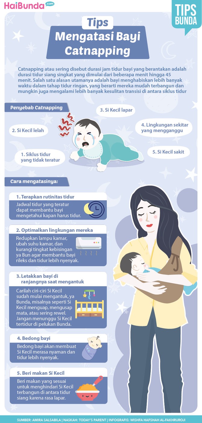 Tips Mengatasi Bayi Catnapping