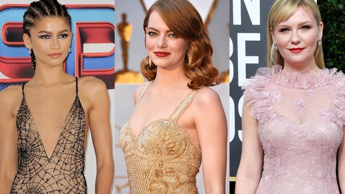 Adu Gaya Zendaya Emma Stone Dan Kirsten Dunst Saat Perankan Kekasih