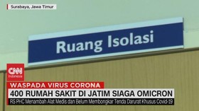 VIDEO: 400 Rumah Sakit di Jatim Siaga Omicron